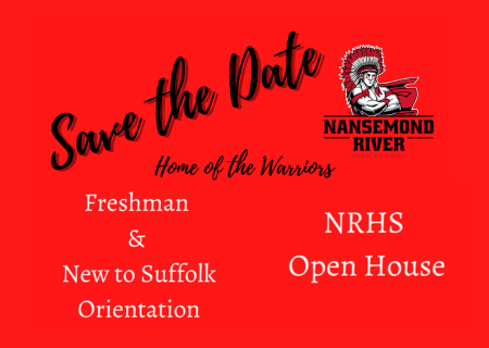 Save the Date for NRHS Orientation and/or Open House